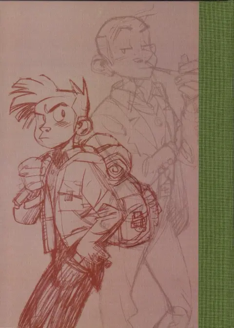 Verso de l'album Spirou et Fantasio - Une aventure de... / Le Spirou de... Tome 1 Les géants pétrifiés