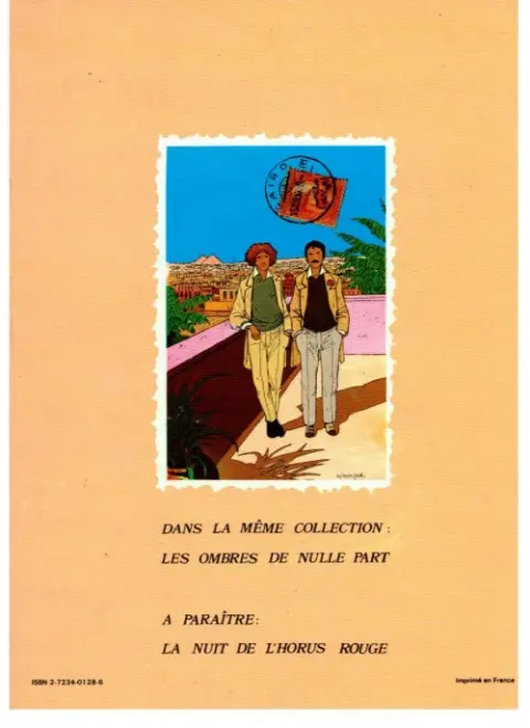 Verso de l'album Victor Billetdoux Tome 1 La pyramide oubliée