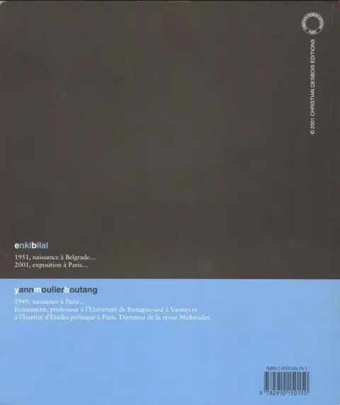 Verso de l'album andeuxmilleun