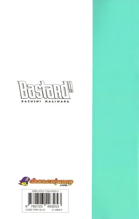 Verso de l'album Bastard !! 27 Le Chiffre de la Bête