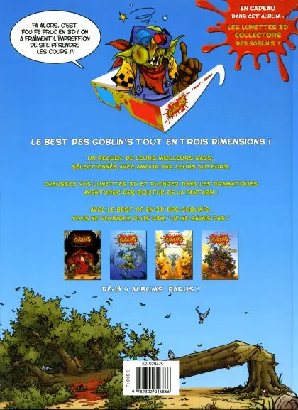 Verso de l'album Goblin's Best of 3D