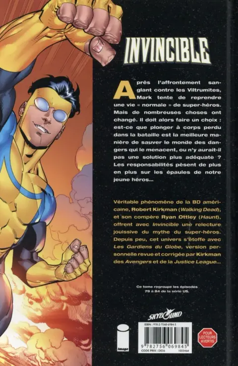 Verso de l'album Invincible Tome 15 Petit malin