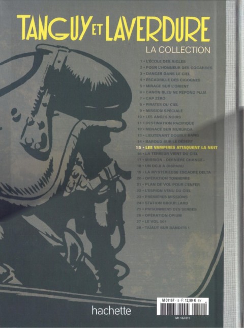 Verso de l'album Tanguy et Laverdure - La Collection Tome 15 Les vampires attaquent la nuit