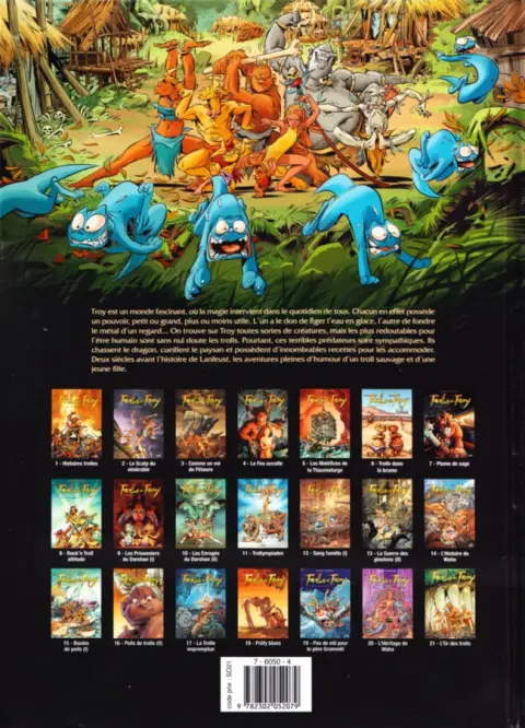 Verso de l'album Trolls de Troy Tome 21 L'Or des trolls