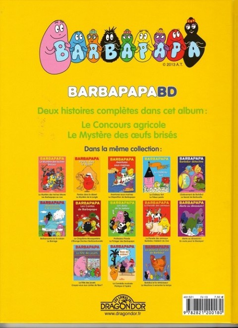 Verso de l'album Barbapapa Tome 14 À la ferme