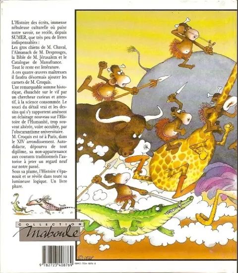 Verso de l'album Carnet de croquis