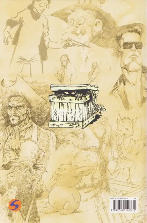 Verso de l'album Carnet d'auteur Jean-Luc Masbou