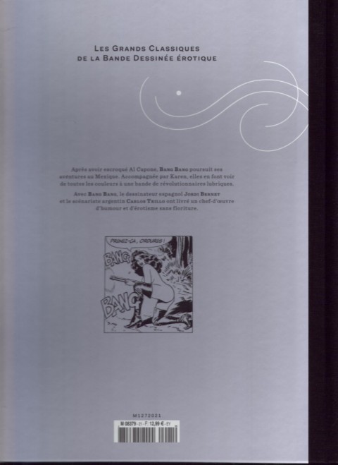 Verso de l'album Les Grands Classiques de la Bande Dessinée Érotique - La Collection Tome 21 Bang Bang - tome 2