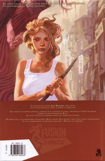 Verso de l'album Buffy contre les vampires - Saison 08 Tome 3 Les Loups sont à nos portes