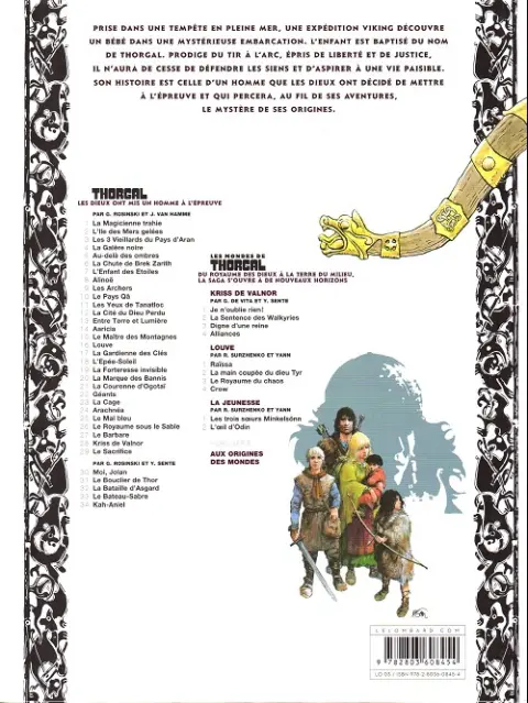 Verso de l'album Thorgal Tome 16 Louve