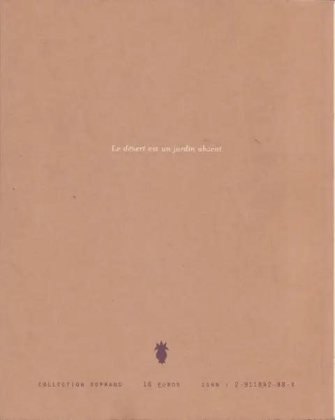 Verso de l'album Caravane
