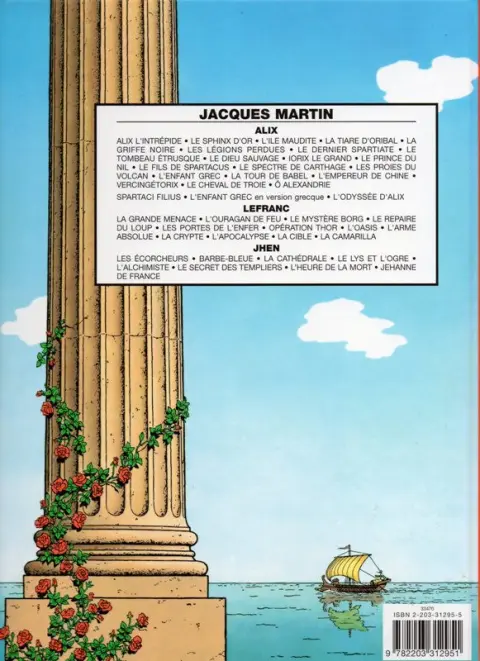 Verso de l'album Alix Tome 19 Le cheval de Troie
