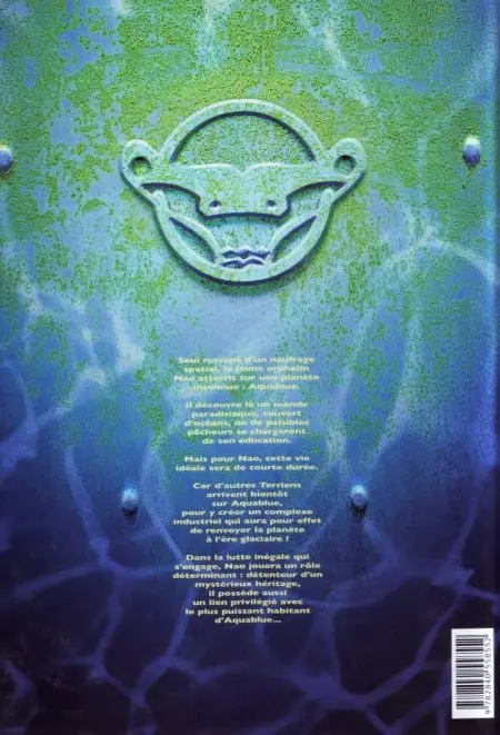Verso de l'album Aquablue Tome 1 Nao