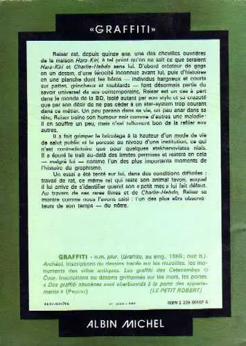 Verso de l'album Reiser