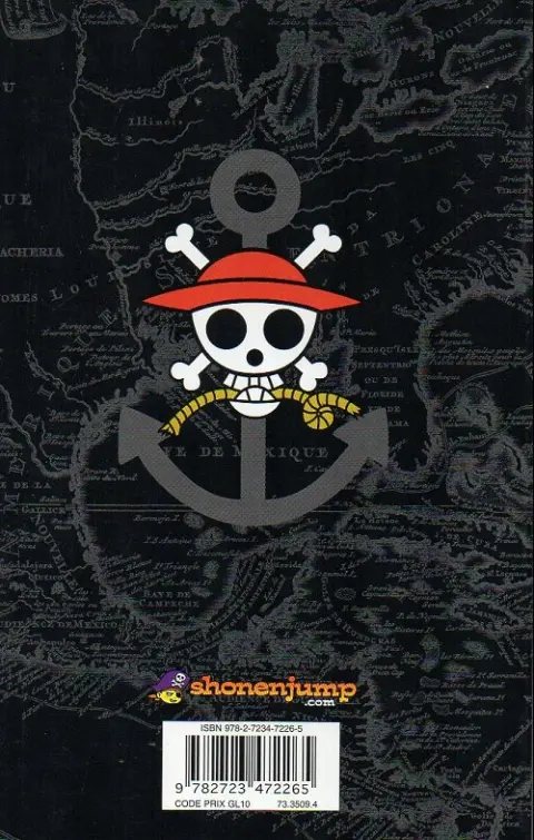 Verso de l'album One Piece Tome 52 Roger et rayleigh