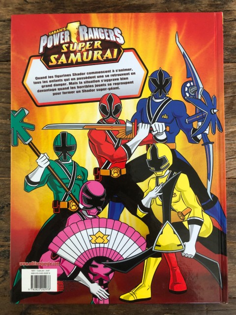 Verso de l'album Saban's Power Rangers Super Samurai Tome 2 Un jeu terrible !