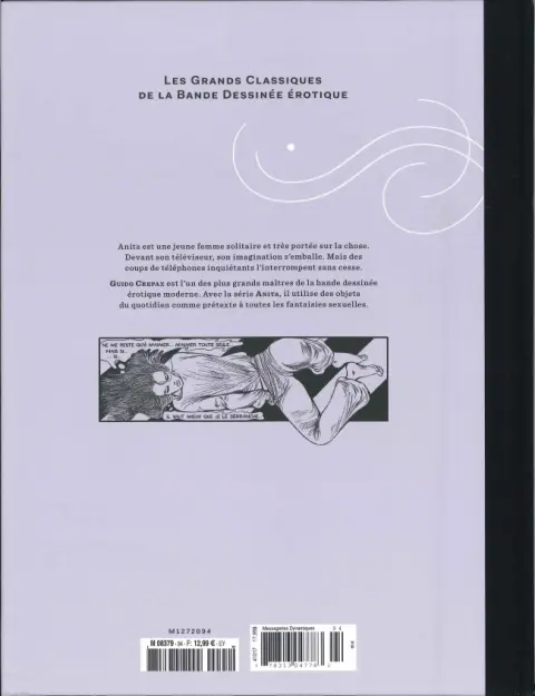 Verso de l'album Les Grands Classiques de la Bande Dessinée Érotique - La Collection Tome 94 Anita - Tome 2