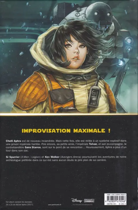Verso de l'album Star Wars - Docteur Aphra Tome 4 Un plan catastrophique