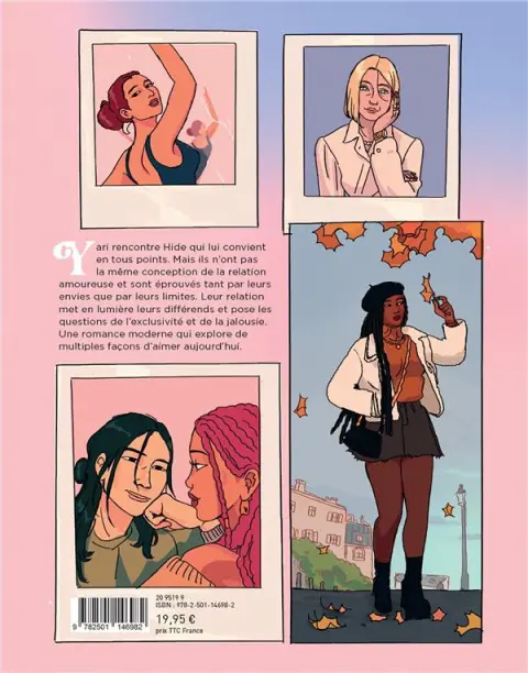 Verso de l'album Amours croisées 1