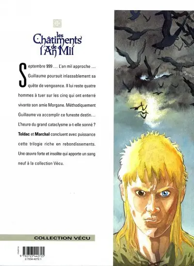 Verso de l'album Les Châtiments de l'An Mil Tome 3 Pierre de sang