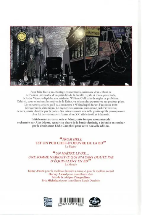 Verso de l'album From Hell I