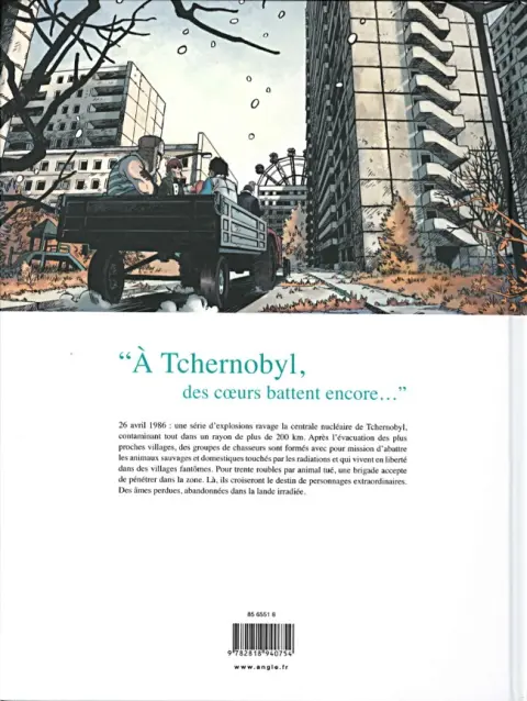 Verso de l'album Les Chiens de Pripyat Tome 1 Saint Christophe
