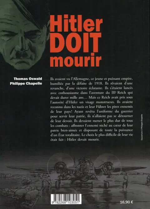 Verso de l'album Hitler doit mourir