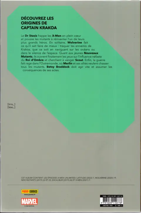 Verso de l'album Reign of X Volume 21