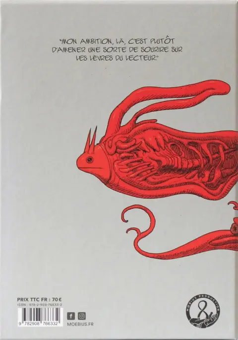 Verso de l'album Inside Moebius L'intégrale en 2 volumes