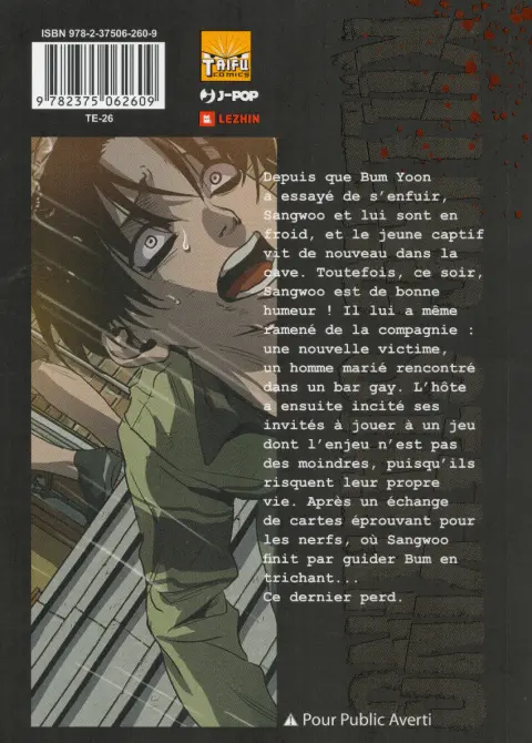 Verso de l'album Killing Stalking 3