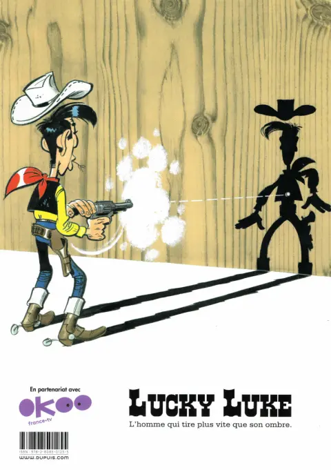Verso de l'album Lucky Luke Tome 22 Les Dalton dans le blizzard