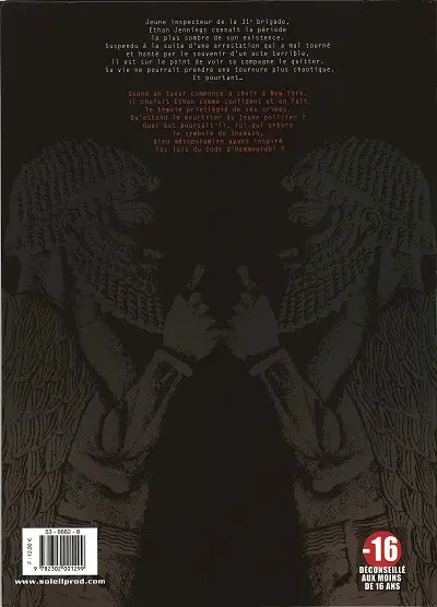 Verso de l'album Le Code d'Hammourabi Tome 1 D'entre les morts