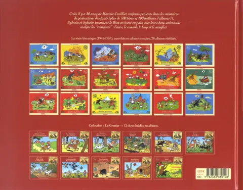 Verso de l'album Le grenier de Sylvain et Sylvette Tome 12 Il faut sauver Sylvain