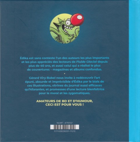 Verso de l'album Édika sous couvertures