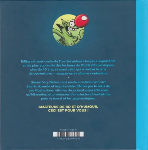 Verso de l'album Les Jolis P'tits Cultes 2 Édika sous couvertures