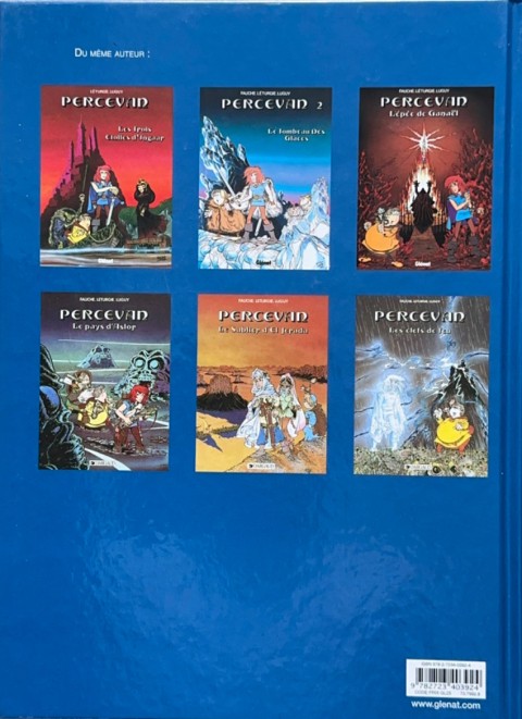 Verso de l'album Percevan Tome 2 Le Tombeau des Glaces