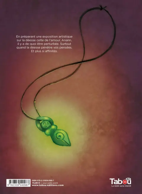 Verso de l'album La Déesse Tome 1