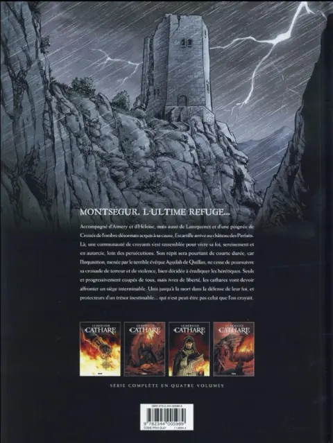 Verso de l'album Le Dernier Cathare Tome 4 L'église de Satan