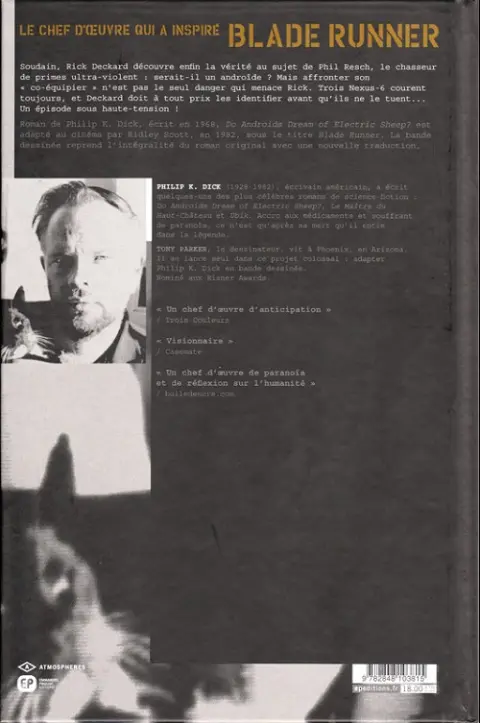 Verso de l'album Do androids dream of electric sheep ? Tome 4