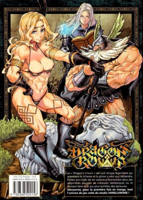 Verso de l'album Dragon's Crown