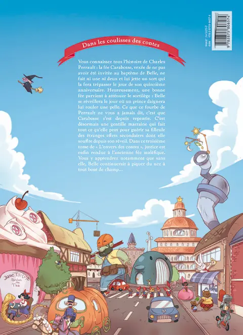 Verso de l'album L'Envers des contes Tome 3 La marraine pas si maléfique de la Belle au Bois Dormant