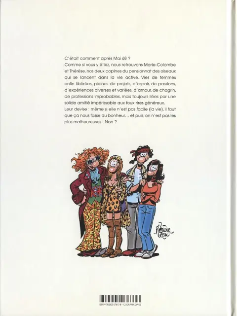 Verso de l'album Filles des oiseaux 2