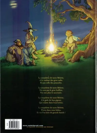 Verso de l'album Le Grimoire de féerie Tome 2 Le grand pouvoir