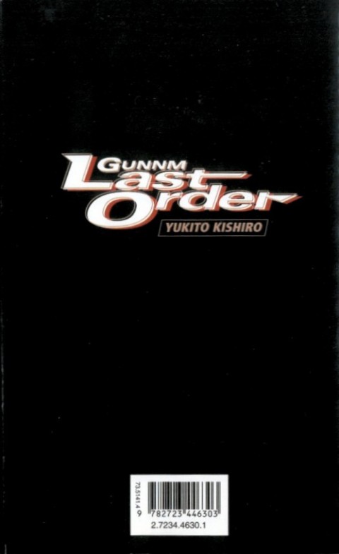 Verso de l'album Gunnm - Last Order Vol. 4