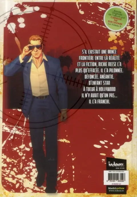 Verso de l'album Hollywood Killer Tome 1 Hollywood Killer Vol.1