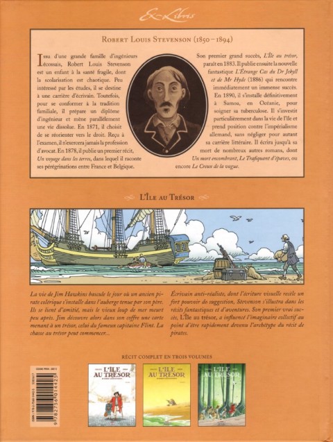 Verso de l'album L'Île au trésor Volume 3