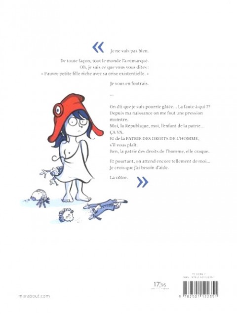 Verso de l'album Le Journal de Marianne