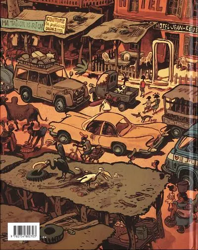 Verso de l'album Le Landais volant Tome 1 Conversation avec un margouillat