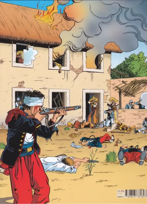 Verso de l'album La Légion Tome 1 Camerone (histoire legion 1831 - 1918)