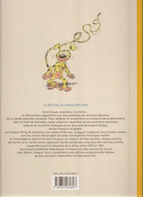 Verso de l'album Marsupilami Tome 6 Fordlandia